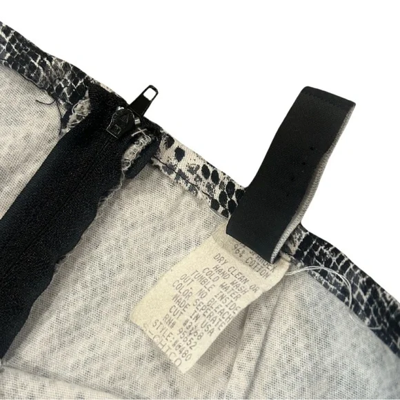 Snakeskin Print High Waist Crop Kick Flare Pants | Size XS/S - Picture 5 of 7